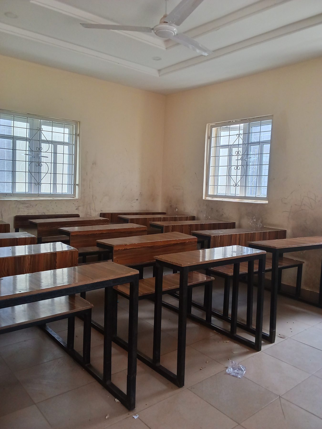 A furnished classroom at Madarasatu Safiyyah